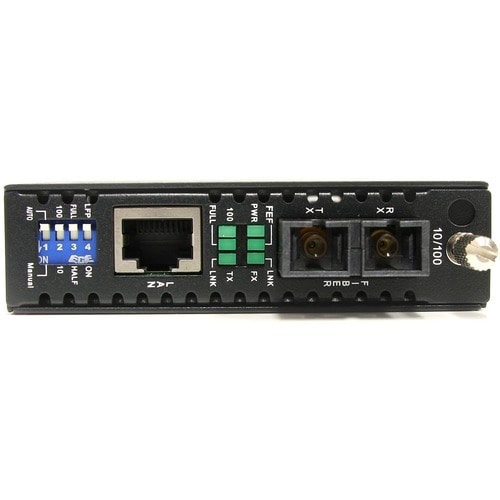 StarTech.com Convertidor de medios de fibra multimodo 10/100 Mbps SC 2 km