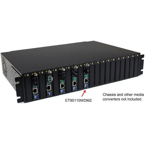 StarTech.com Kit Convertidor de Medios de Fibra Ethernet Monomodo WDM 10/100 Mbps SC 20 km