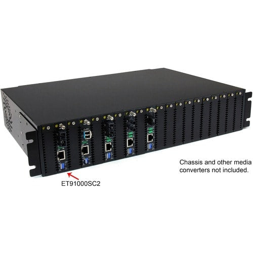 StarTech.com Convertidor de medios de fibra multimodo Gigabit Ethernet SC 550m - 1000 Mbps