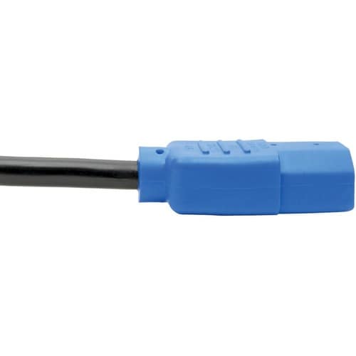 Cable de extensión de alimentación para computadora Tripp Lite de 1,2 m (C14 a C13), azul, 10 A