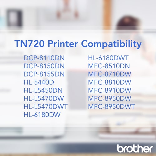 TN720 TONER CARTRIDGE FOR MULTI 3 HL5450DN/HL5470DN/HL6180DW/