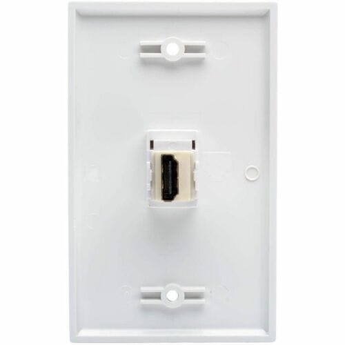 Tripp Lite HDMI Keystone Jack Snap-in Insert Module Coupler F/F White - 1 x HDMI Digital A
