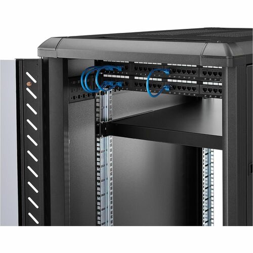 StarTech.com Support de montage en rack 1U à 4 montants de 19,5 à 38 pouces à profondeur réglable