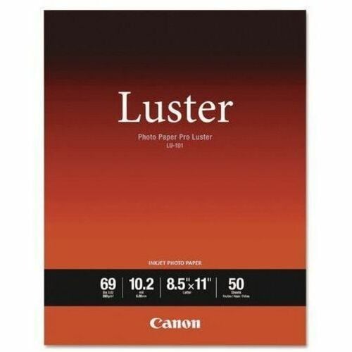 50 FEUILLES LU-101 LTR POUR IMPRIMANTES PIXMA BLANC AUCUN RETOUR