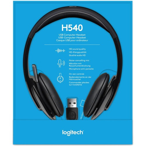 Logitech H540 USB Headset - Stereo - USB