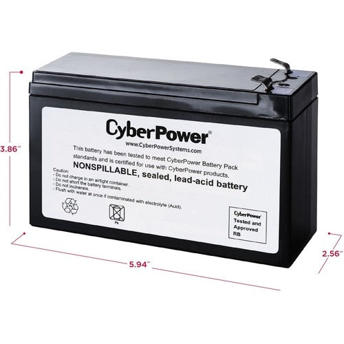 Cartouche de batterie de remplacement pour onduleur CyberPower CyberPower RB1280A - 900