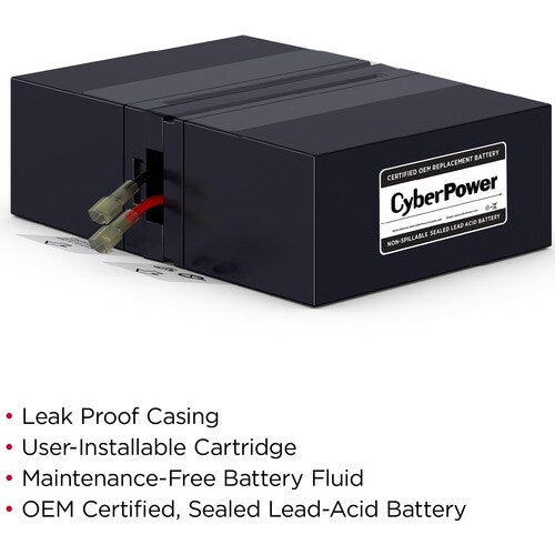 Cartouche de batterie de remplacement pour onduleur CyberPower CyberPower RB1280X2A - 9