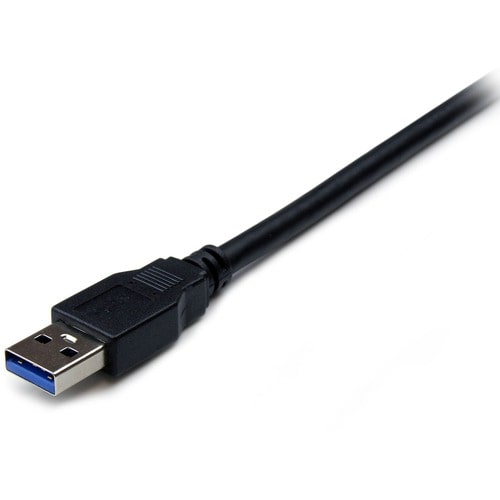 Cable de extensión USB 3.0 SuperSpeed (5 Gbps) de StarTech.com, 1,8 m, color negro, A a A - M/H