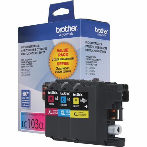 Cartouche d'encre LC1033PKS 3PK pour imprimantes MFC-.J4410DW/J4510DW/J4610DW/J471