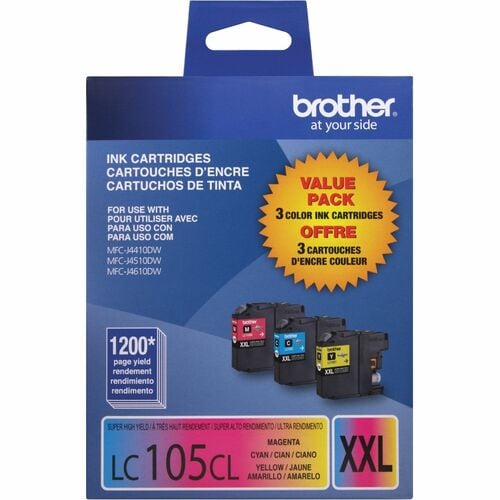 3PK LC1053PKS INK CART FOR MFC- MULTI 5J4410DW/J4510DW/J4610DW/J471