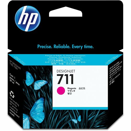 Cartucho de tinta de inyección de tinta original HP 711 (CZ131A) - Paquete individual