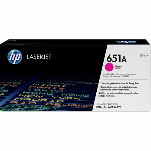 CARTUCHO DE TÓNER MAGENTA 651A CON TECNOLOGÍA CLR SPHERE PARA LASERJET
