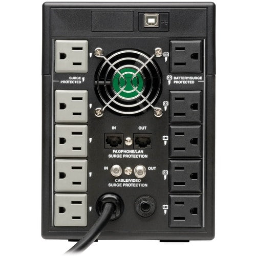 Onduleur Tripp Lite par Eaton SMART1500LCDT - Tour - Recharge en 8 heures - 2,30