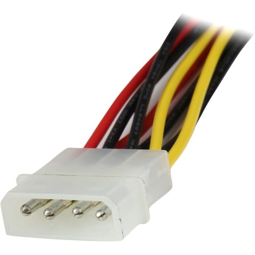 Star Tech.com 12in LP4 to 2x Latching SATA Power Y Cable Splitter Adapter