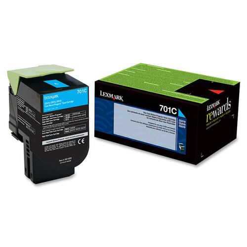 Lexmark Unison 701C Toner Cartridge - Laser - Standard Yield