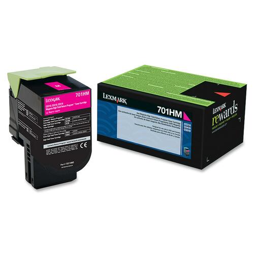 Cartucho de tóner Lexmark Unison 701HM - Láser - Alto rendimiento -