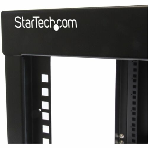 StarTech.com 4-Post 6U Hinged Wall-Mount Network Rack, 19" Open Frame
