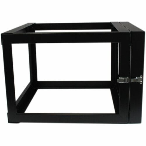 StarTech.com 4-Post 6U Hinged Wall-Mount Network Rack, 19" Open Frame