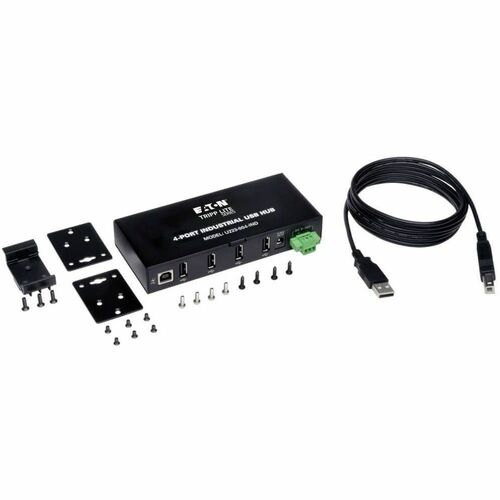 Tripp Lite by Eaton 4-Port Industrial USB 2.0 Hub with 15kV ESD Immunity - USB