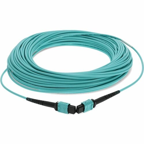 AddOn 15m MPO/MPO Female/Female OM3 50/125 LOMM LSZH 12 Fiber Crossover Cable