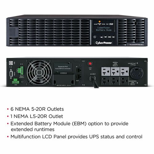 Cyber Power CyberPower UPS Systems OL2200RTXL2U Smart ApCyberPower OL2