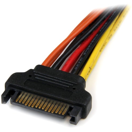 Star Tech.com 6in Latching SATA Power Y Splitter Cable Adapter
