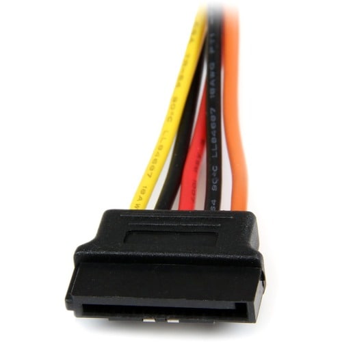 Star Tech.com 6in Latching SATA Power Y Splitter Cable Adapter