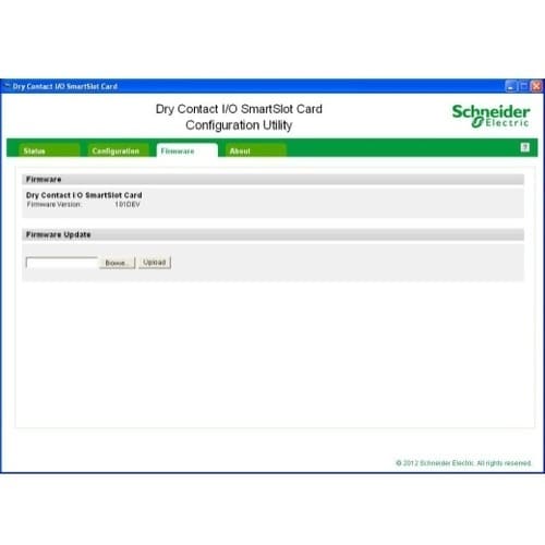 APC by Schneider Electric Dry Contact I/O SmartSlot Card - SmartSlot