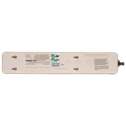 Tripp Lite Waber Surge Protector Power Strip Metal 6 Outlet 6' Cord -