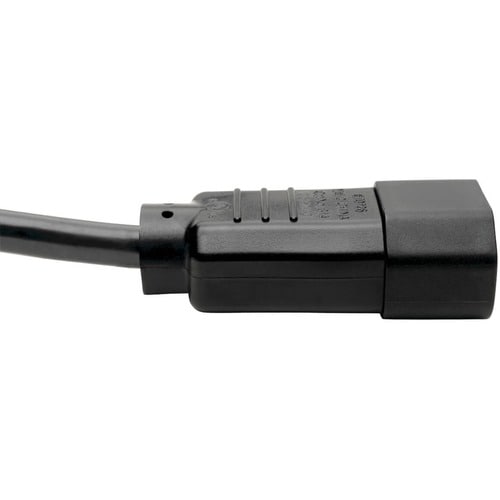 Tripp Lite 2ft Computer Power Cord Extension Cable C14 to C13 10A 18AW