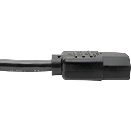 Tripp Lite 2ft Computer Power Cord Extension Cable C14 to C13 10A 18AW