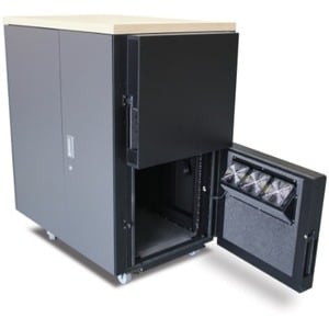 APC by Schneider Electric NetShelter CX 24U Secure Soundproof Server R