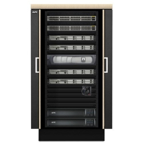 APC by Schneider Electric NetShelter CX 24U Secure Soundproof Server R