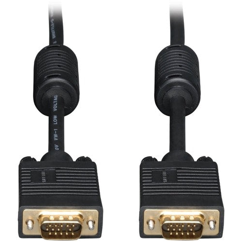 Cable coaxial para monitor VGA de 9 m (30 pies) de Tripp Lite con RGB de alta resolución HD15 M/M (30 pies)