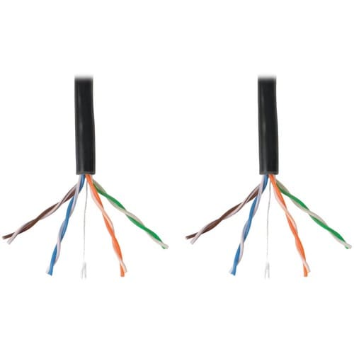 Cable de PVC de núcleo sólido a granel Cat5e de 350 MHz de Tripp Lite by Eaton