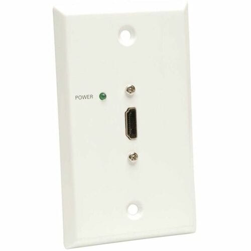 Plaque murale déportée pour extension passive HDMI sur Cat5 Tripp Lite par Eaton