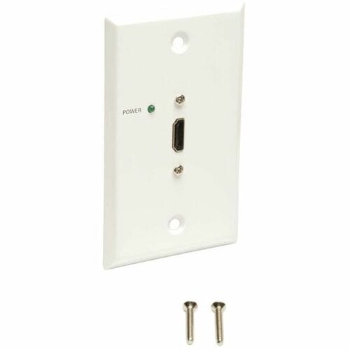 Plaque murale déportée pour extension passive HDMI sur Cat5 Tripp Lite par Eaton