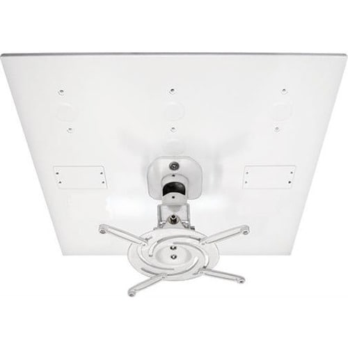 Support de projecteur universel pour plafond suspendu Amer Mounts. Remplace les supports Cei de 60 cm x 60 cm.