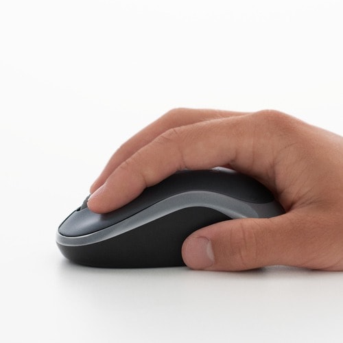 Ratón inalámbrico Logitech M185 de 2,4 GHz con minirreceptor USB (12 meses de garantía)