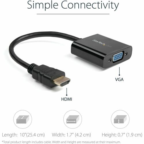 StarTech.com HDMI to VGA Adapter