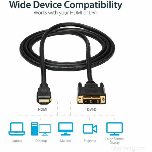 StarTech.com HDMI to DVI Cable