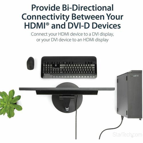 StarTech.com HDMI to DVI Cable