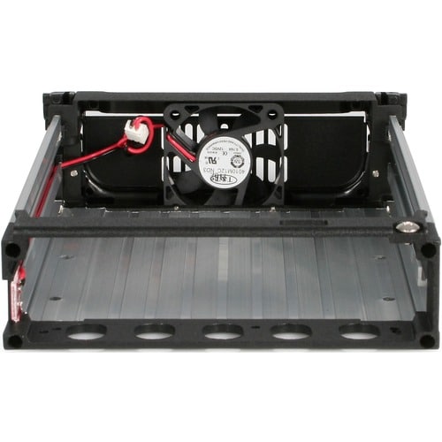 StarTech.com Aluminum Black SATA Hard Drive Drawer - Storage mobile ra