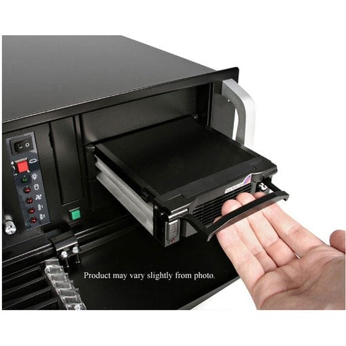 StarTech.com Aluminum Black SATA Hard Drive Drawer - Storage mobile ra