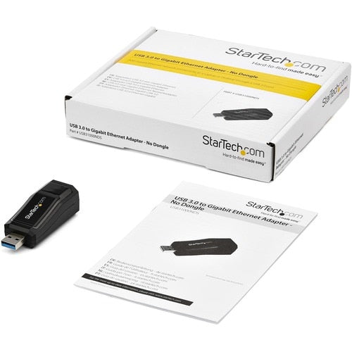 Adaptador de red NIC USB 3.0 a Gigabit Ethernet de StarTech.com - 10/100/1000 Mbps