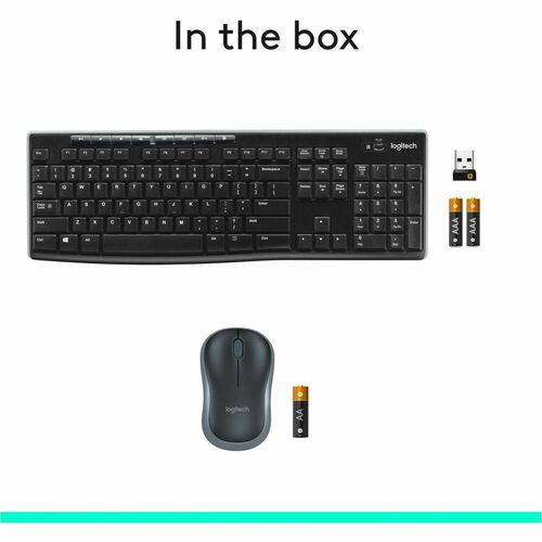 Ensemble clavier et souris sans fil Logitech MK270 pour Windows, 2,4 GHz