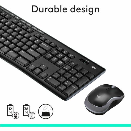 Ensemble clavier et souris sans fil Logitech MK270 pour Windows, 2,4 GHz