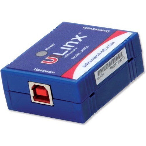 Aislador USB a USB Advantech B+B SmartWorx de 1 puerto - 2 kV - USB - Entrada de 5 V CC