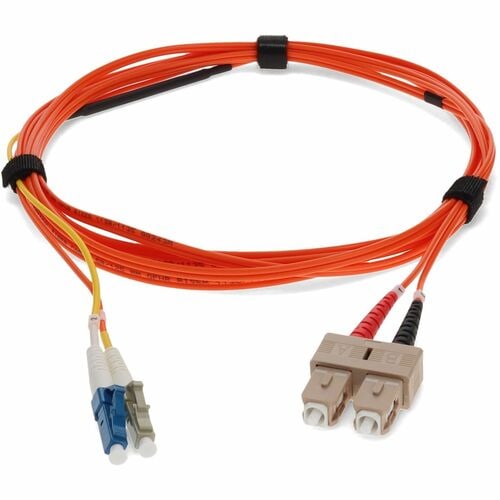AddOn 2 x SC 50/125 to 1 x LC 50/125 & 1 x LC 9/125 3m Fiber Optic Mode Conditioning Patch Cable