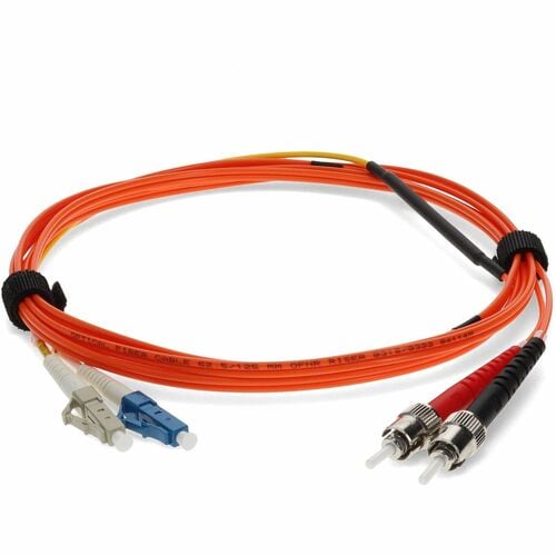 AddOn 2 x ST 62.5/125 to 1 x LC 62.5/125 & 1 x LC 9/125 3m Fiber Optic Mode Conditioning Patch Cable